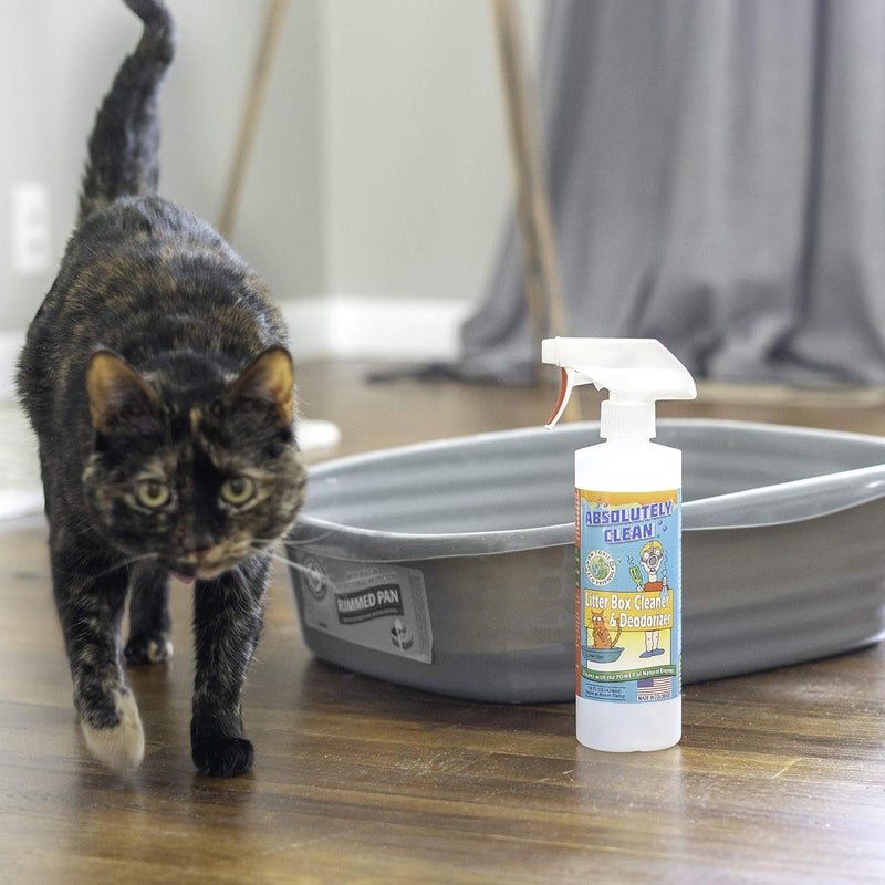 Absolutely Clean Litter Box Cleaner and Odor Eliminator, Eliminate Odors Quickly, Neutralizes Urine and Feces Odors in The Air and The Box, Make Litter Last Longer - Image 4